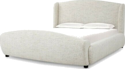 Mellory Bed Frame Seashell Off white Mellory Bed Frame Seashell Off white