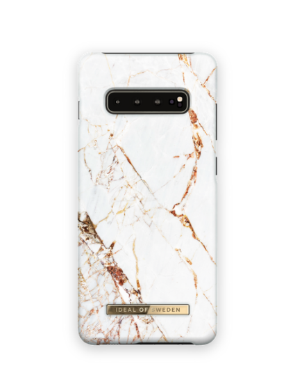 iDeal of Sweden Fashion Case Galaxy S10+ Carrara Gold