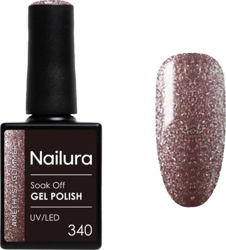 Nailura Gelpolish 340 – Amethyst Glimmer – 10 ml Nailura Gelpolish 340 – Amethyst Glimmer – 10 ml