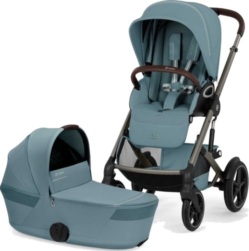 Cybex Talos S Lux Duo Med Fold-Cot Stormy Blue Cybex Talos S Lux Duo Med Fold-Cot Stormy Blue