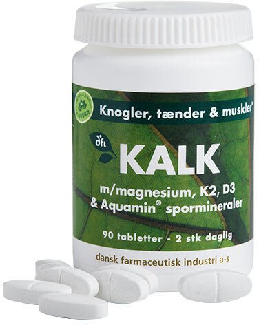 DFI KALK med magnesium K2 D3 og sporstoffer
