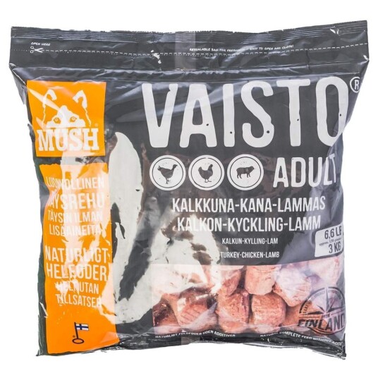 Mush Vaisto® Kalkun Kylling Og Lam (3 kg)