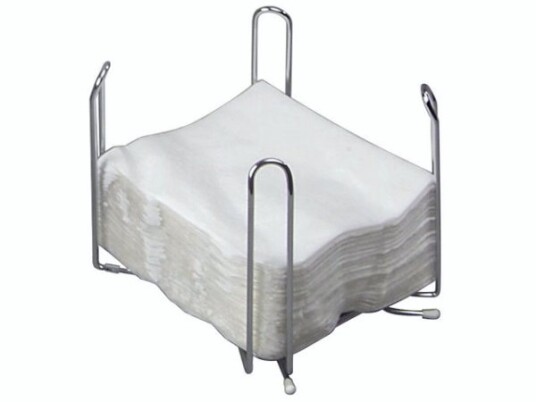 Servietstativ Metal Til 33X33cm 1/4-Fold 1Stk/Pak Servietstativ Metal Til 33X33cm 1/4-Fold 1Stk/Pak