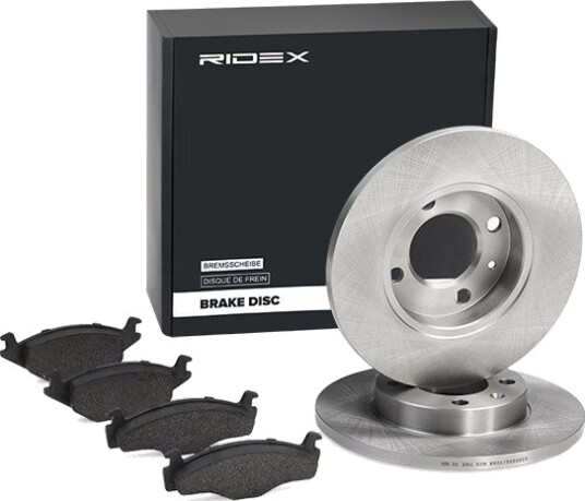 RIDEX 3405B0025 Bremseskiver og -klosser