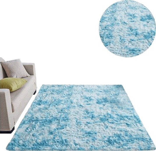 Strado Teppe Ombre Shaggy Strado 120X170 Ombreblue Lyseblå Universal Strado Teppe Ombre Shaggy Strado 120X170 Ombreblue Lyseblå Universal