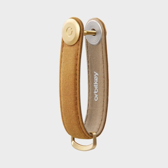 Orbitkey Waxed Canvas Key Organiser Golden Sand