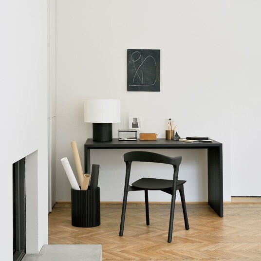 Ethnicraft U Skrivebord 70x140 cm Eik svart