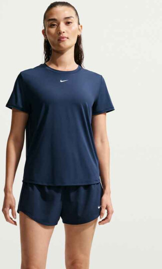 Nike One Classic Dri Fit Short Sleeve Top Blå XL