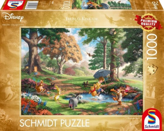 Disney Winnie The Pooh Thomas Kinkade Puslespill 1000 brikker Schmidt Disney Winnie The Pooh Thomas Kinkade Puslespill 1000 brikker Schmidt