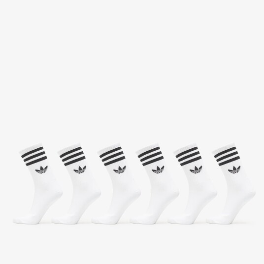 adidas Originals 3S Crew S 6P - White - 46-48 adidas Originals 3S Crew S 6P - White - 46-48