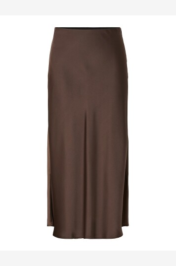 YASkjørt yasPella HW Midi Skirt Brun