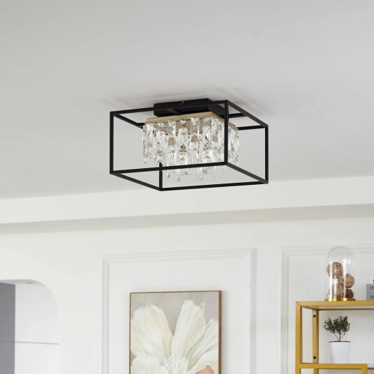 Lucande Kassi LED-taklampe 3000 K dimbar krystalloptikk