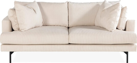 Menard 3 seters Dyp Manchestersofa Beige
