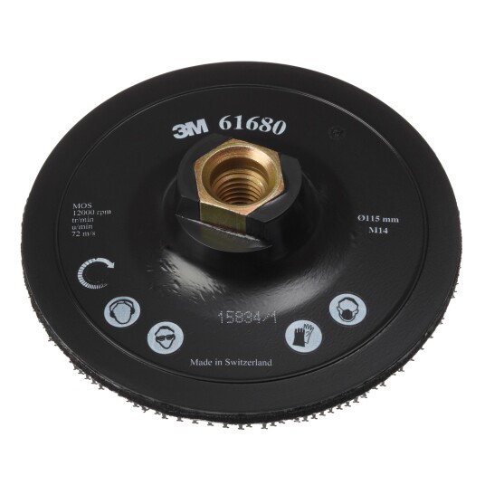 3M 7000061390 Underlagsplate 115 mm Maskintilbehør & forbruk