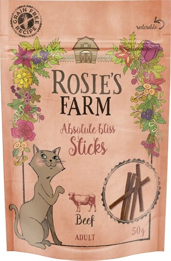 Rosie'S Farm Snack Sticks Okse 3 X 50 G Rosie'S Farm Snack Sticks Okse 3 X 50 G