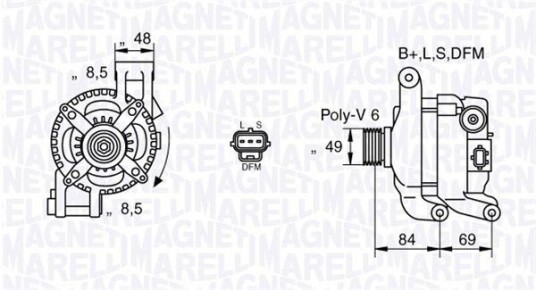 Dynamo MAGNETI MARELLI 063377417010