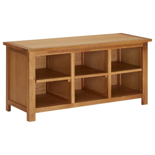 vidaXL Skostativ 90x37x45 cm heltre eik vidaXL Skostativ 90x37x45 cm heltre eik