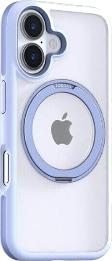 Torras Ostand R Fusion Mobildeksel for iPhone 16 MagSafe Lyseblå