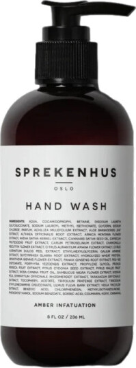 Sprekenhus Hand Wash Small Amber Infatuation (236ml) Håndsåpe Gjennomsiktig unisex Sprekenhus Hand Wash Small Amber Infatuation (236ml) Håndsåpe Gjennomsiktig unisex