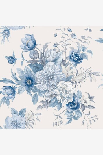Boråstapeter Tapet Floral Charm Blå