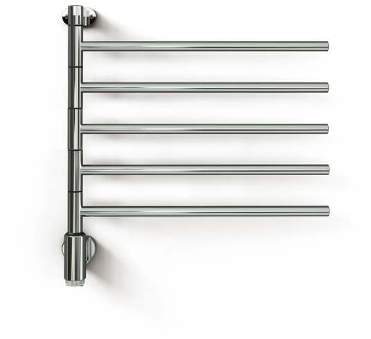 Kriss Flex 1 Håndkletørker m/5 armer 597x550 mm, Krom