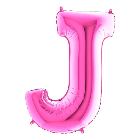 Ballongkungen AB Bokstavballong Rosa - Bokstav J