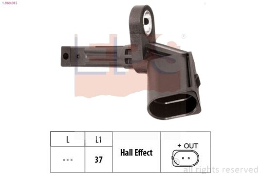 Sensor ABS EPS 1.960.015
