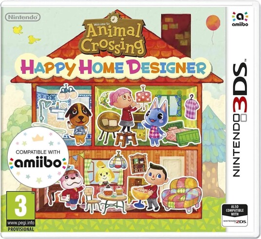 Animal Crossing: Happy Home Designer Nintendo 3DS Spill Animal Crossing: Happy Home Designer Nintendo 3DS Spill
