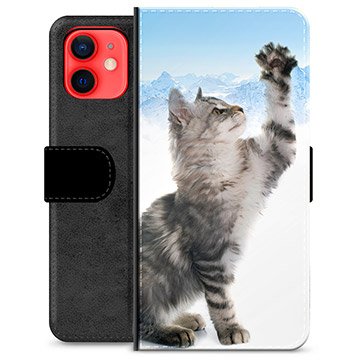 iPhone 12 mini Premium Lommebok-deksel Kat