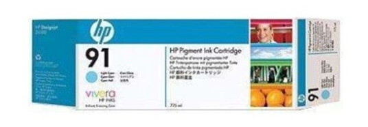 HP 91 Light Cyan - Blekkpatron Light cyan