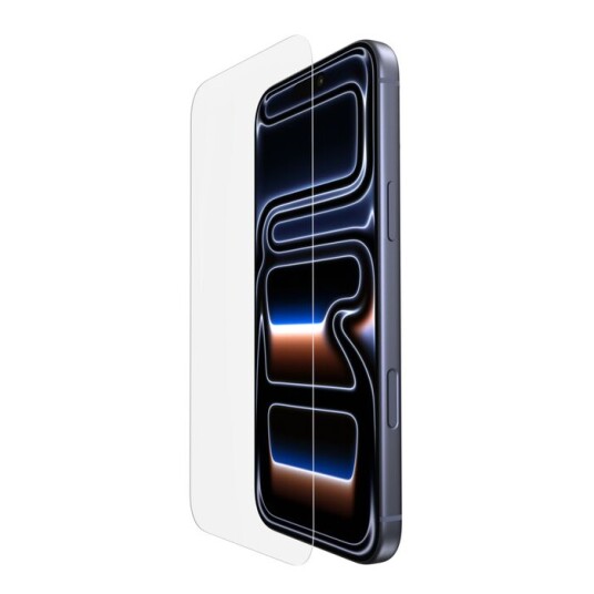 Belkin Invisiglass S-Protect Skjermbeskytter for iPhone 17 Pro Max, 2.5D Glass