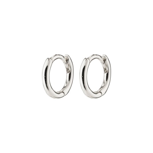 Pilgrim EANNA huggie hoops sølvbelagt Pilgrim EANNA huggie hoops sølvbelagt