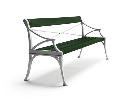 Byarums bruk Lessebo sofa Natur/grønnlakkert furu 200 cm Grønn
