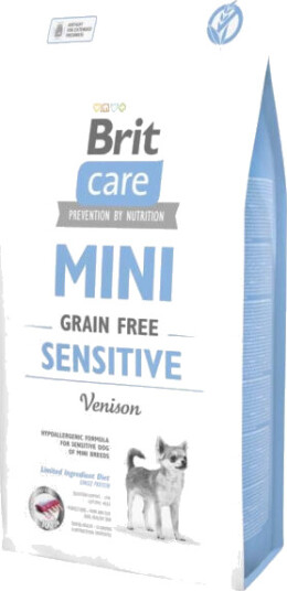 Brit Care Mini Sensitive - Kornfritt Hundefôr med Hjort og Kylling (7 kg)