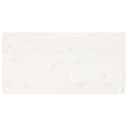 Bordplate hvit 110x55x2,5 cm heltre furu 8720845799861