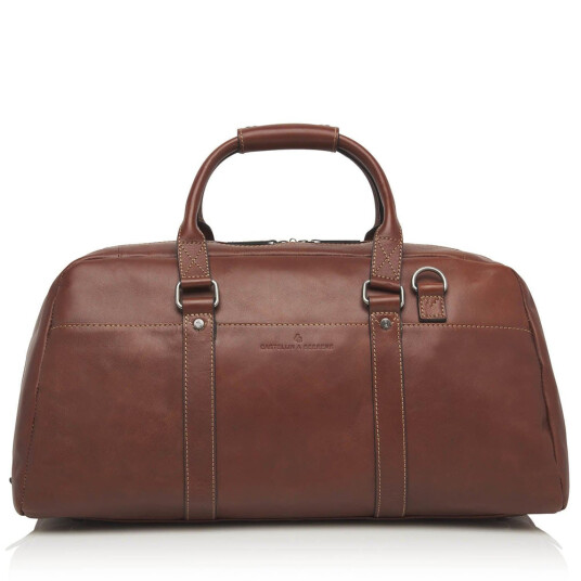 Castelijn & Beerens Verona Weekender skinnbag 39 liter Lysebrun