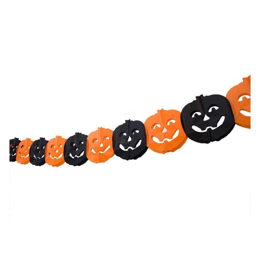 Girlander med Gresskar, Dekorasjon - Halloween