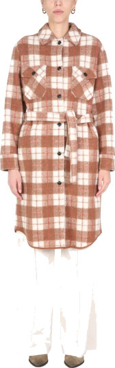 Woolrich Dame Frakker Brun S,