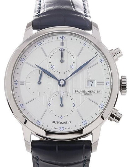 Baume & Mercier Herreklokke M0A10330 Classima Sølvfarget/Lær Baume & Mercier Herreklokke M0A10330 Classima Sølvfarget/Lær