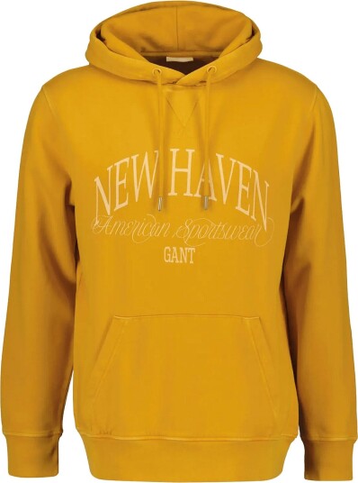 Gant Graphic Hoodie BURNT YELLOW 3XL