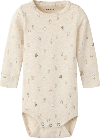 Name It Nbmlydus Ls Xsl Body Beige 74