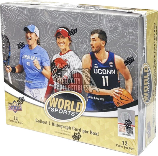 2025 Upper Deck World of Sports Volume 1 Hobby Box