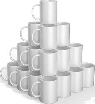Cricut mug white 425 ml pack of 36