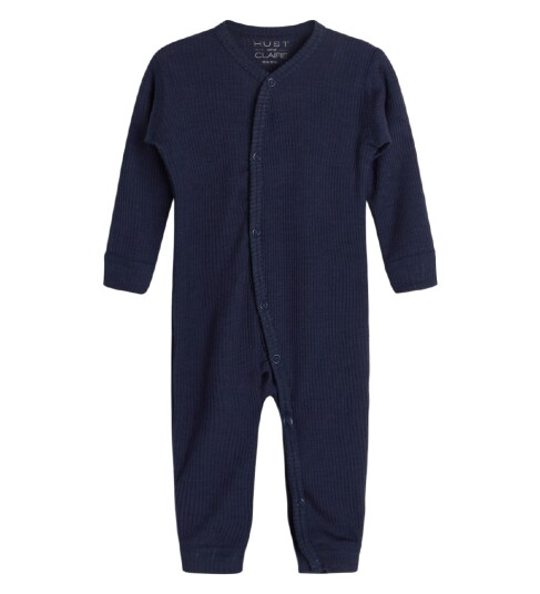 Hust and Claire Jumpsuit Messi Rib Ull Navy Hust and Claire 2 år 92 Jumpsuit Blå