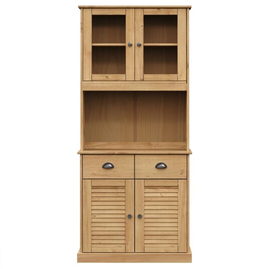 vidaXL Highboard VIGO 78x40x175 cm heltre furu vidaXL Highboard VIGO 78x40x175 cm heltre furu