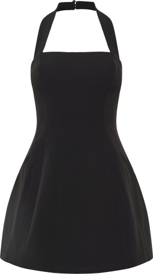Bardot Nevelle Hourglass Halter Dress Black M