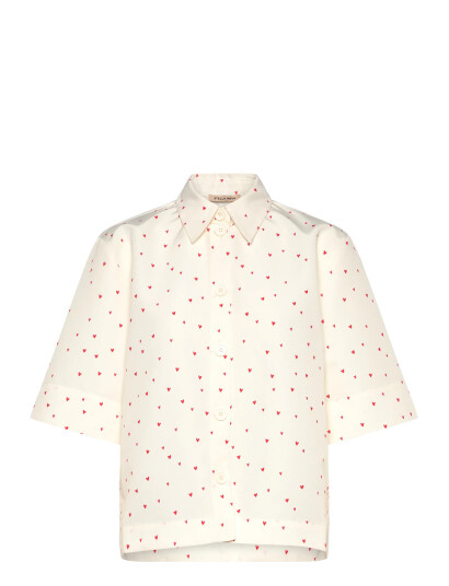 Stella Nova Heart Printed Shirt - White - 34 Stella Nova Heart Printed Shirt - White - 34