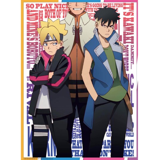 Boruto Plakat 52 x 38 cm Boruto & Kawaki
