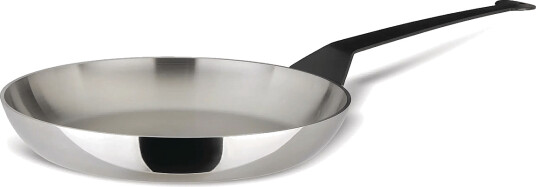 Alessi Frying Pan In Multi Layer Material Aisi 430 Aluminum 18/10 Stainless Steel Induction Silver ONE SIZE