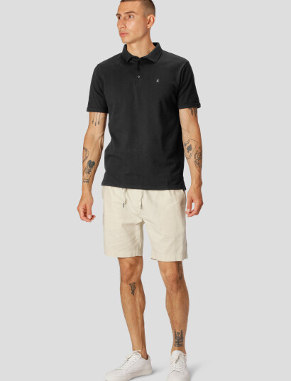 Clean Cut Copenhagen Silkeborg Stretch Polo - Black - S